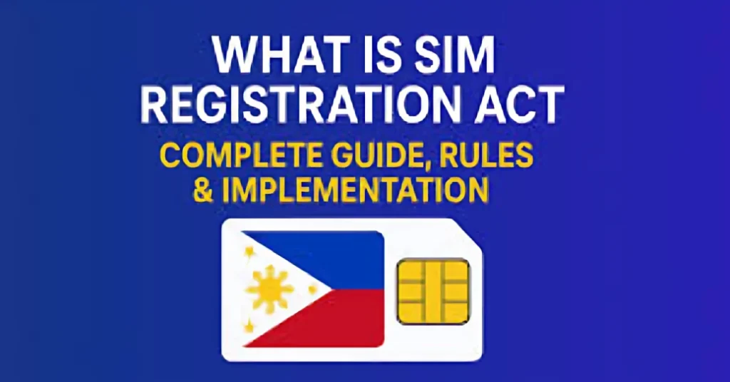 What Is the SIM Registration Act & Why Does It Exist?