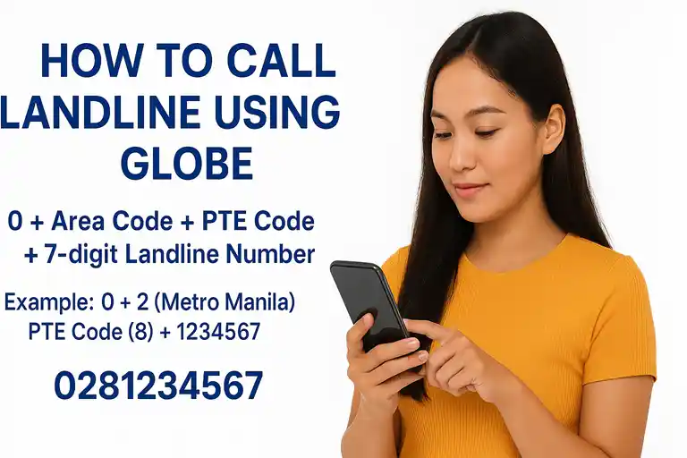 How to Call a Landline Using Globe