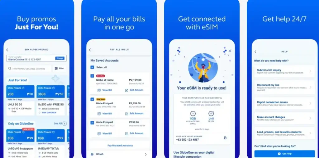 GlobeOne App Features