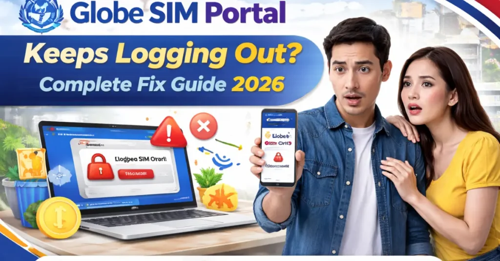 Globe SIM Portal Keeps Logging Out? Complete Fix Guide 2026