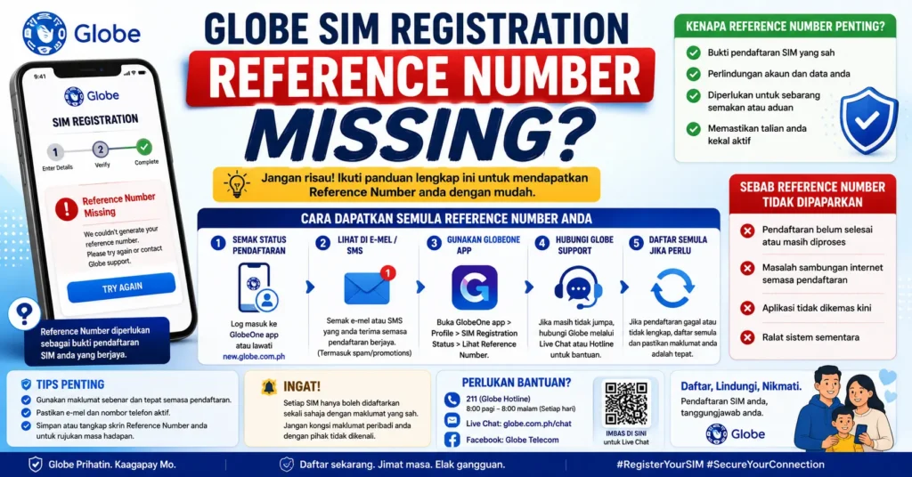 Globe SIM Registration Reference Number Missing?