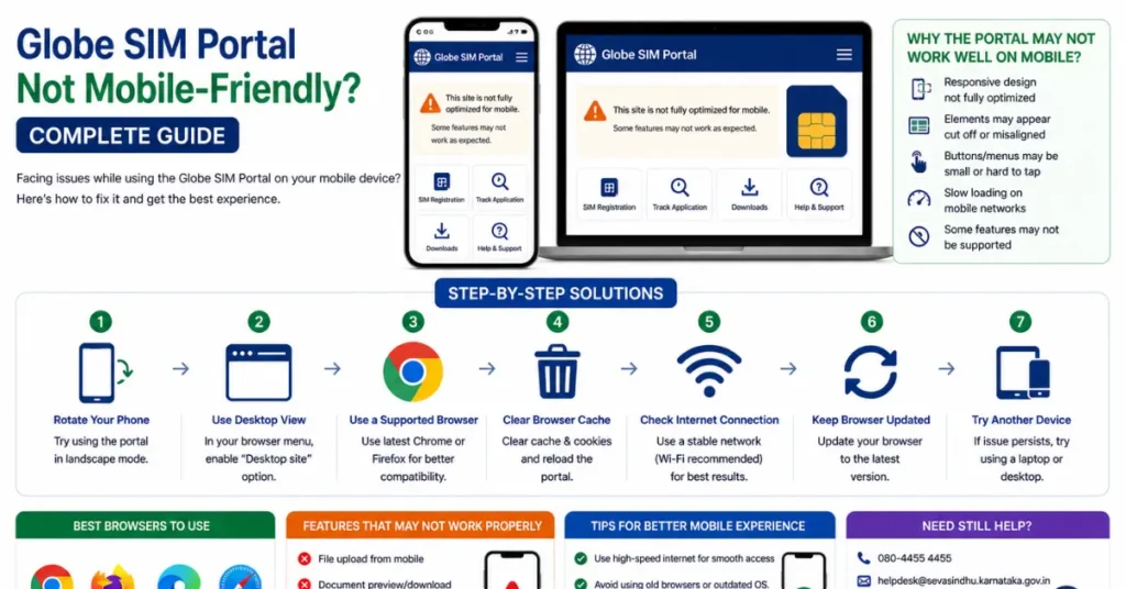 Globe SIM Portal Not Mobile-Friendly? Complete Guide